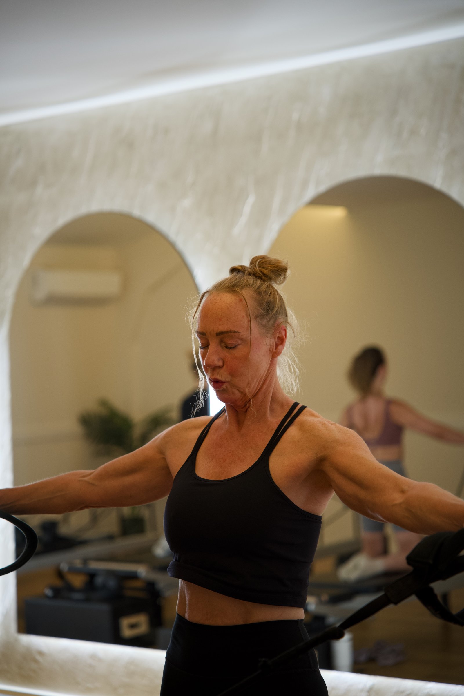 Studio 281 reformer pilates session, third angle